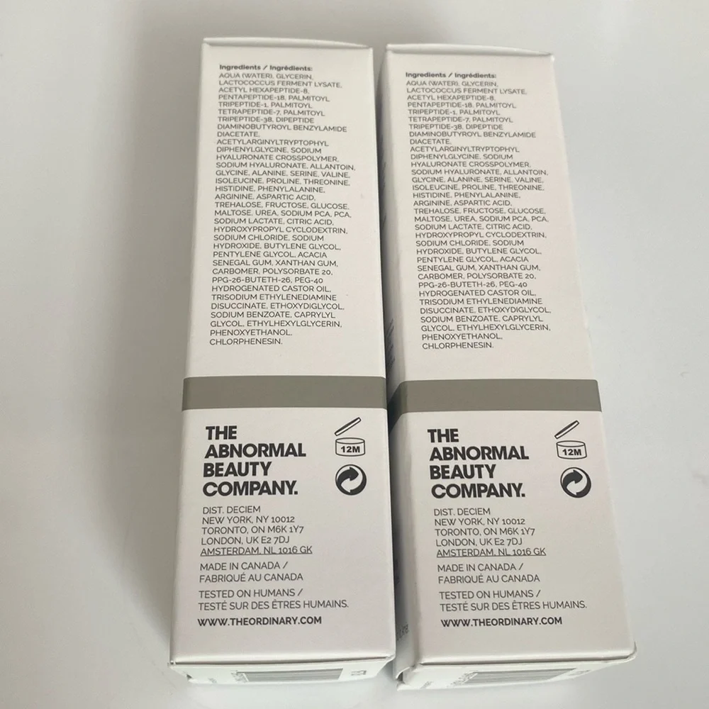 X2 The Ordinary 'Buffet' Multi-Technology Peptide Serum, 30ml‎ , New in Box
